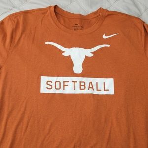 Orange Nike Texas Longhorns Softball Shirt (Lg)
